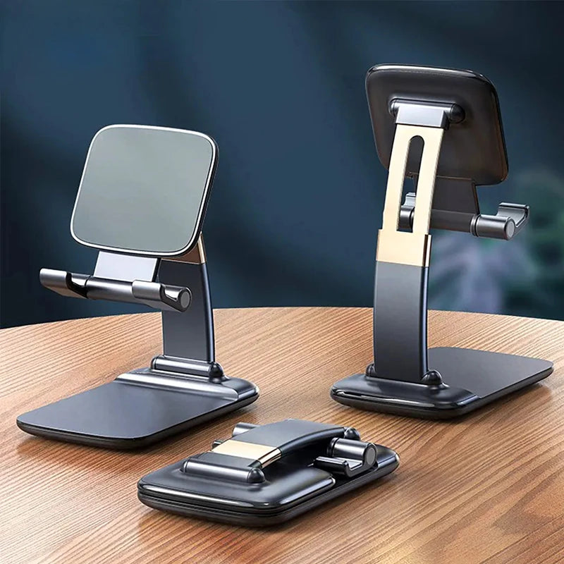 Foldable Stainless Steel Mobile Phone Stand for Tablets
