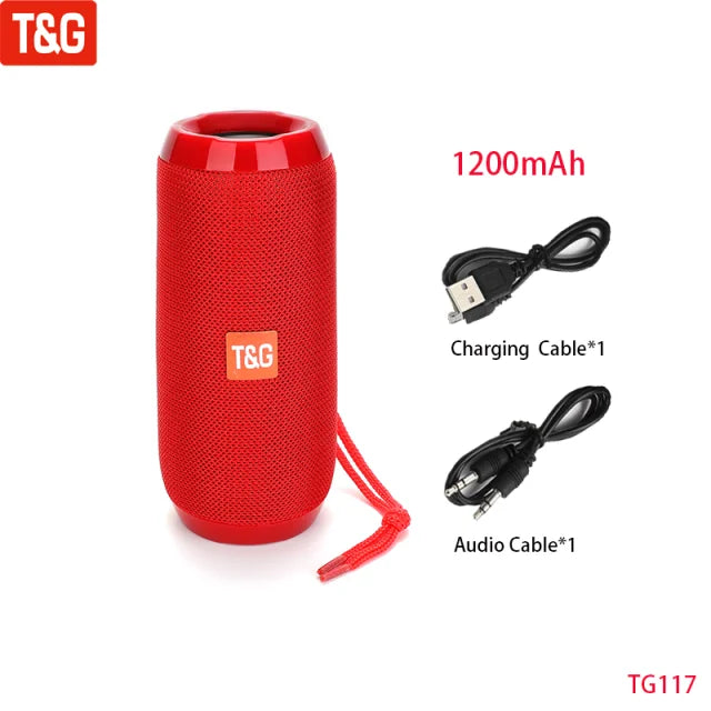 Bluetooth Portable Speaker T&G TG117