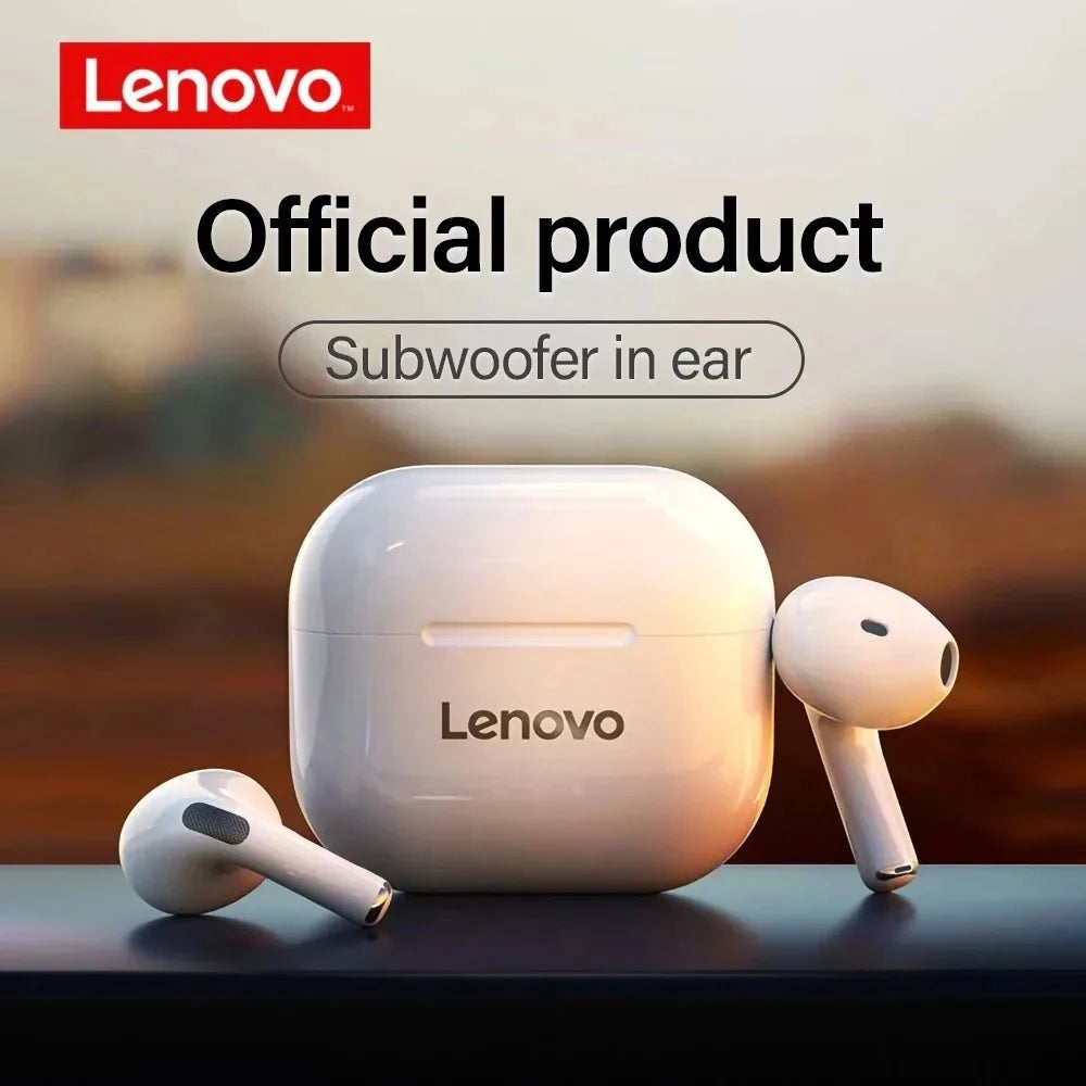 Bluetooth 5.3 Lenovo LP40 Lightweight Waterproof Earphones