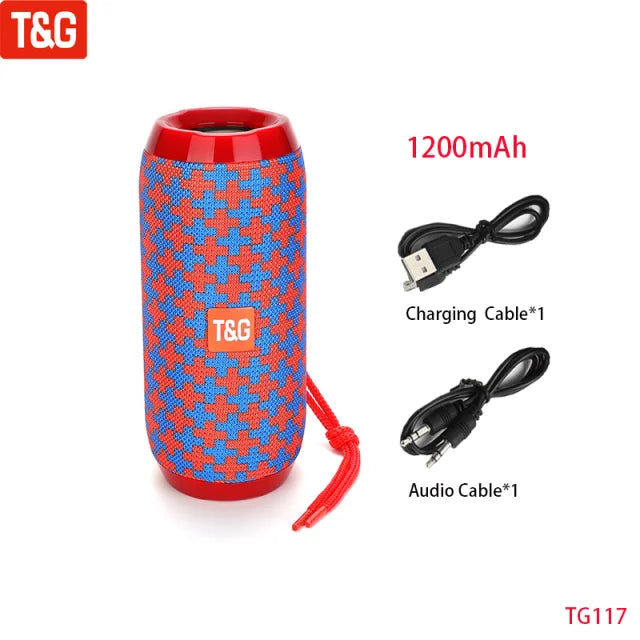 Bluetooth Portable Speaker T&G TG117