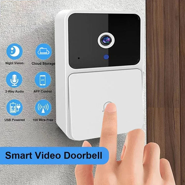 Wireless WiFi Video Doorbell HD Camera Night Vision Intercom