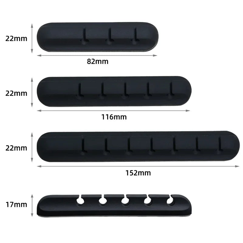 USB Cable Organizer Silicone Winder for Desktop Tidy Management