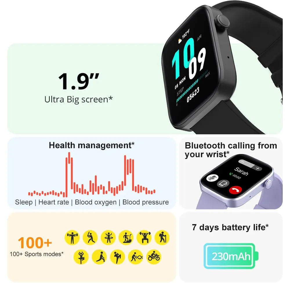 COLMI P71 Smartwatch Voice Calling Waterproof Health Monitor
