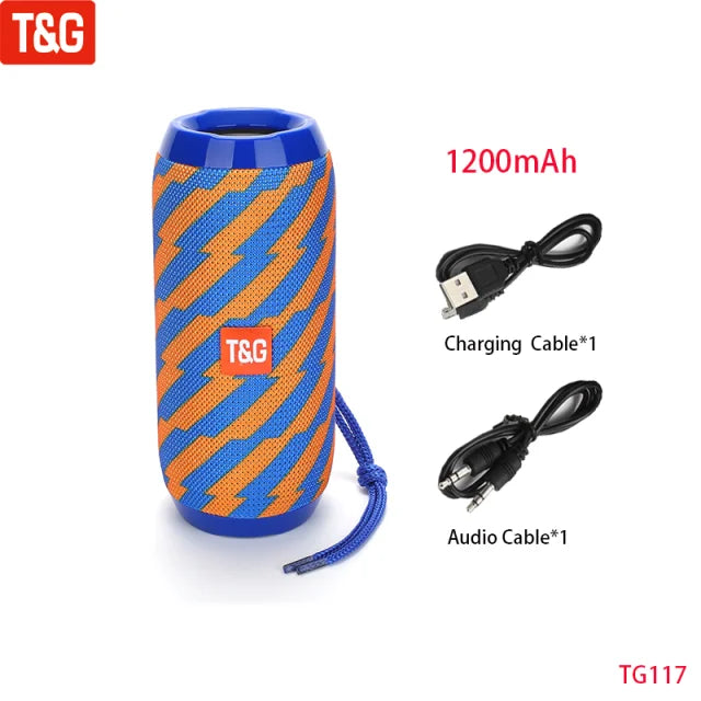 Bluetooth Portable Speaker T&G TG117