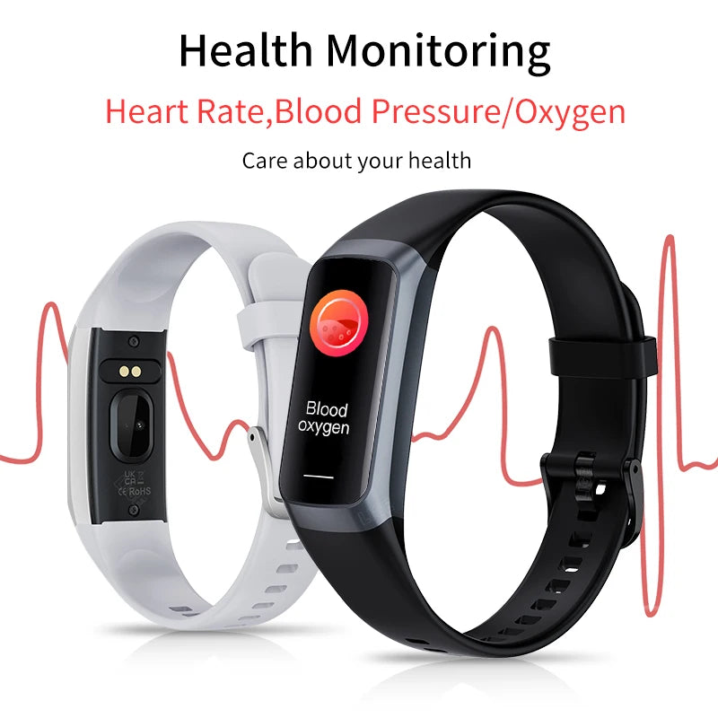 LIGE Smartwatch 1.1" AMOLED Waterproof Sports Tracker for IOS Android