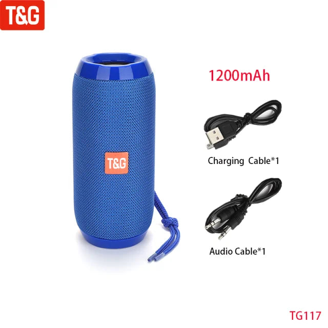 Bluetooth Portable Speaker T&G TG117