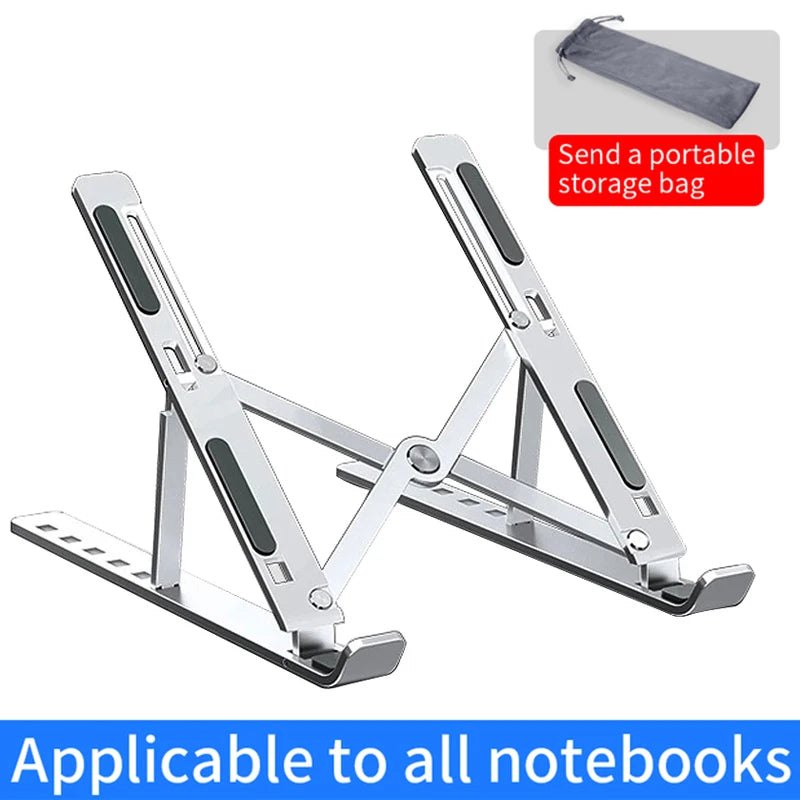 Aluminum Alloy Adjustable Laptop Holder Stand Portable