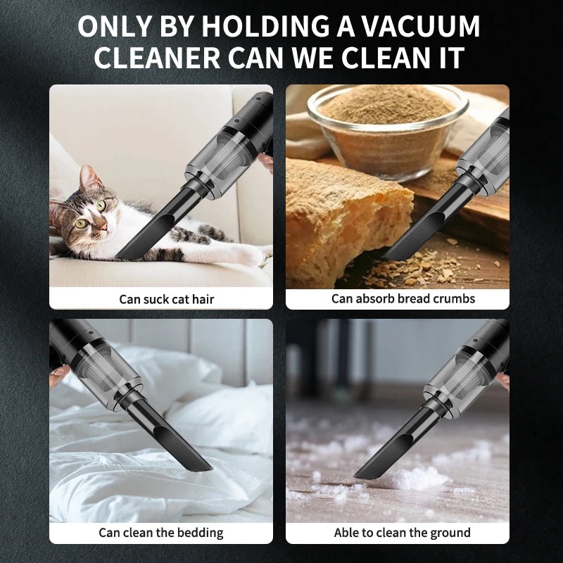 15000PA Handheld Car Vacuum Cleaner Cordless Multi-Use