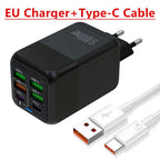 150W USB Charger Wall Adapter with 6 Ports and Fast Charging