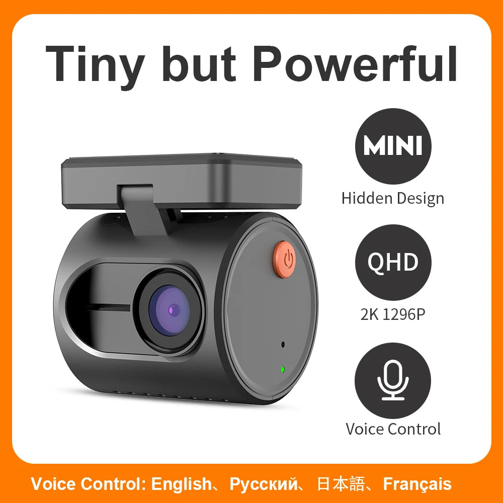 2K Dash Camera KAWA MINI 3 with Voice Control and WiFi