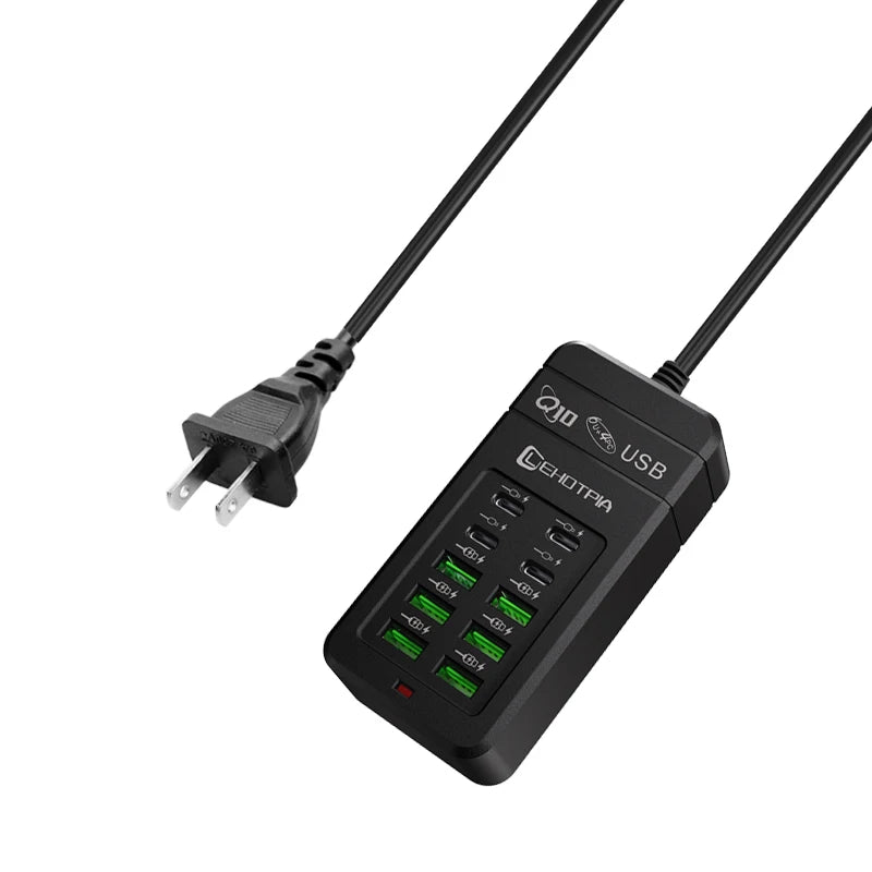 USB Charger Power Adapter with 1.2m Extension Cord