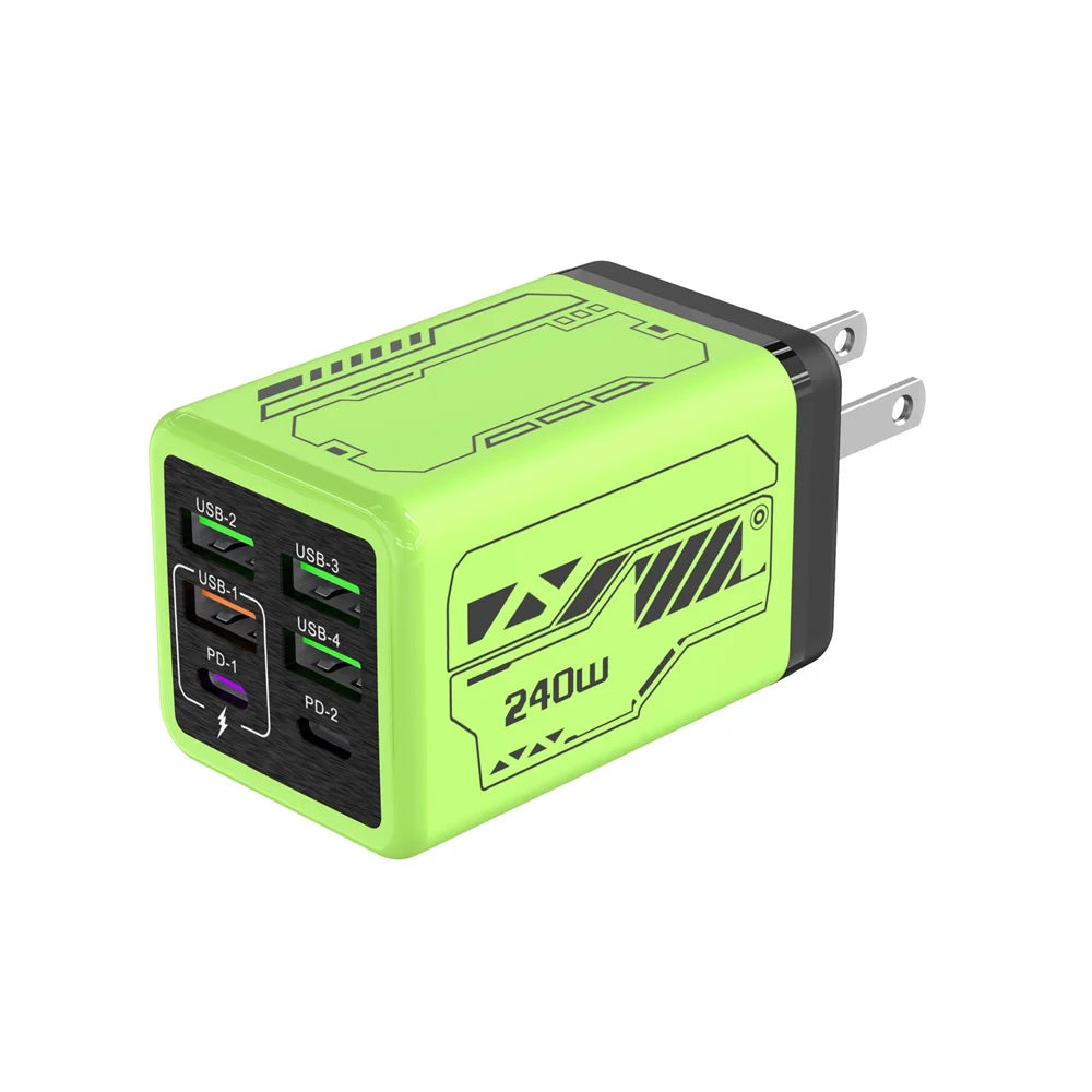 240W Type C Fast Charging Phone Power Adapter