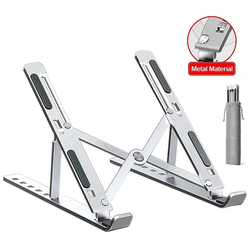 Aluminum Alloy Adjustable Laptop Holder Stand Portable