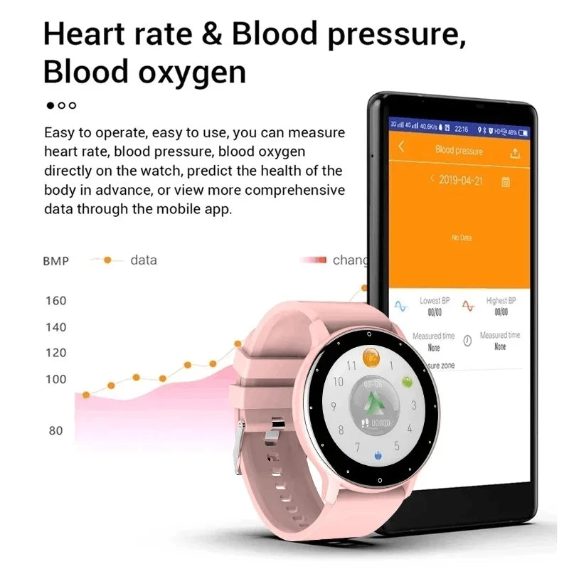 LIGE Smart Band Watch Waterproof Fitness Tracker for Women