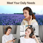 Gold Wireless Headphones Bluetooth Earphone Stereo Headset
