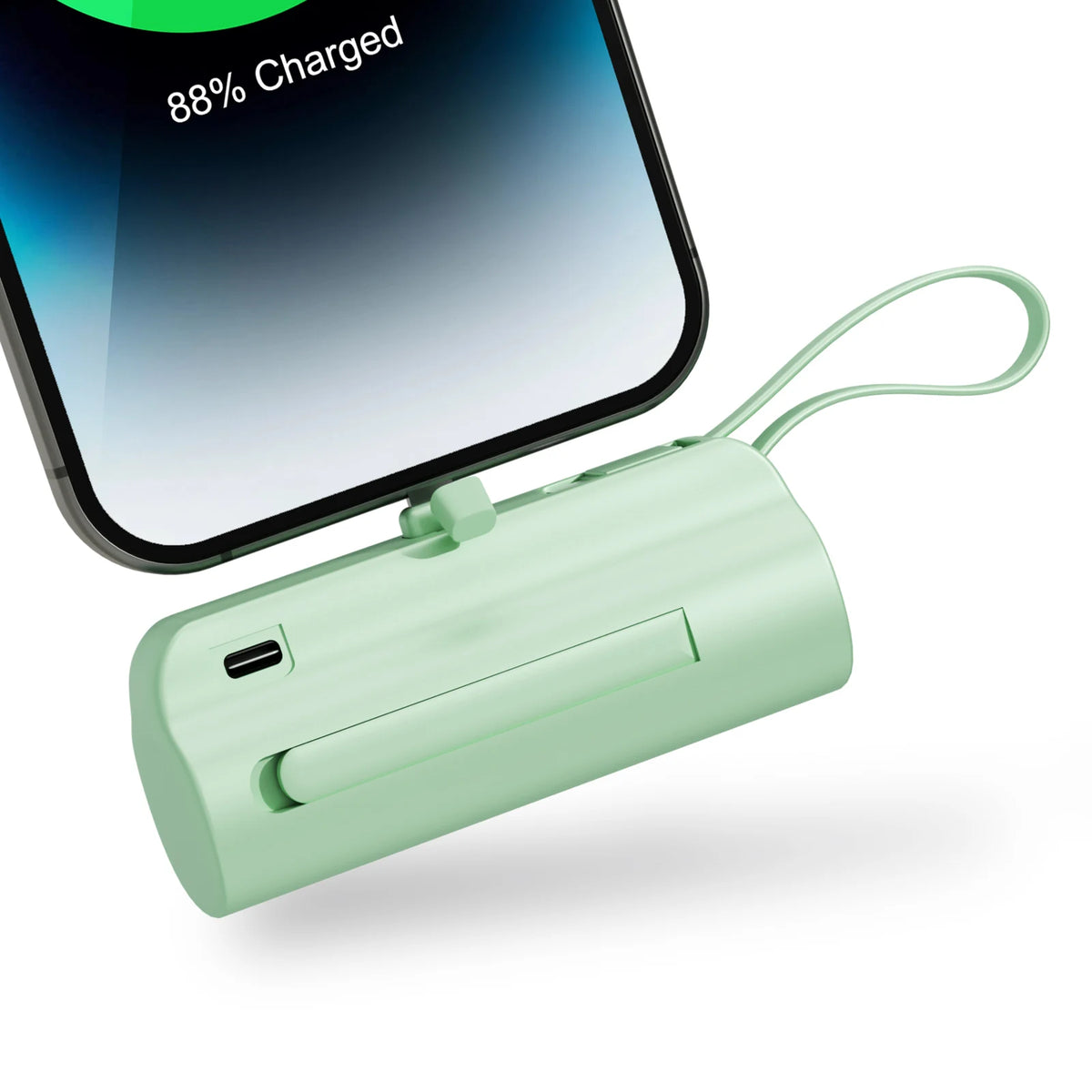 4500mAh Mini Power Bank Portable Charger Dual USB-C Black