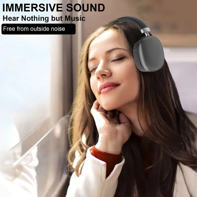 Bluetooth Headphones Over Ear HiFi Stereo Wireless Headset