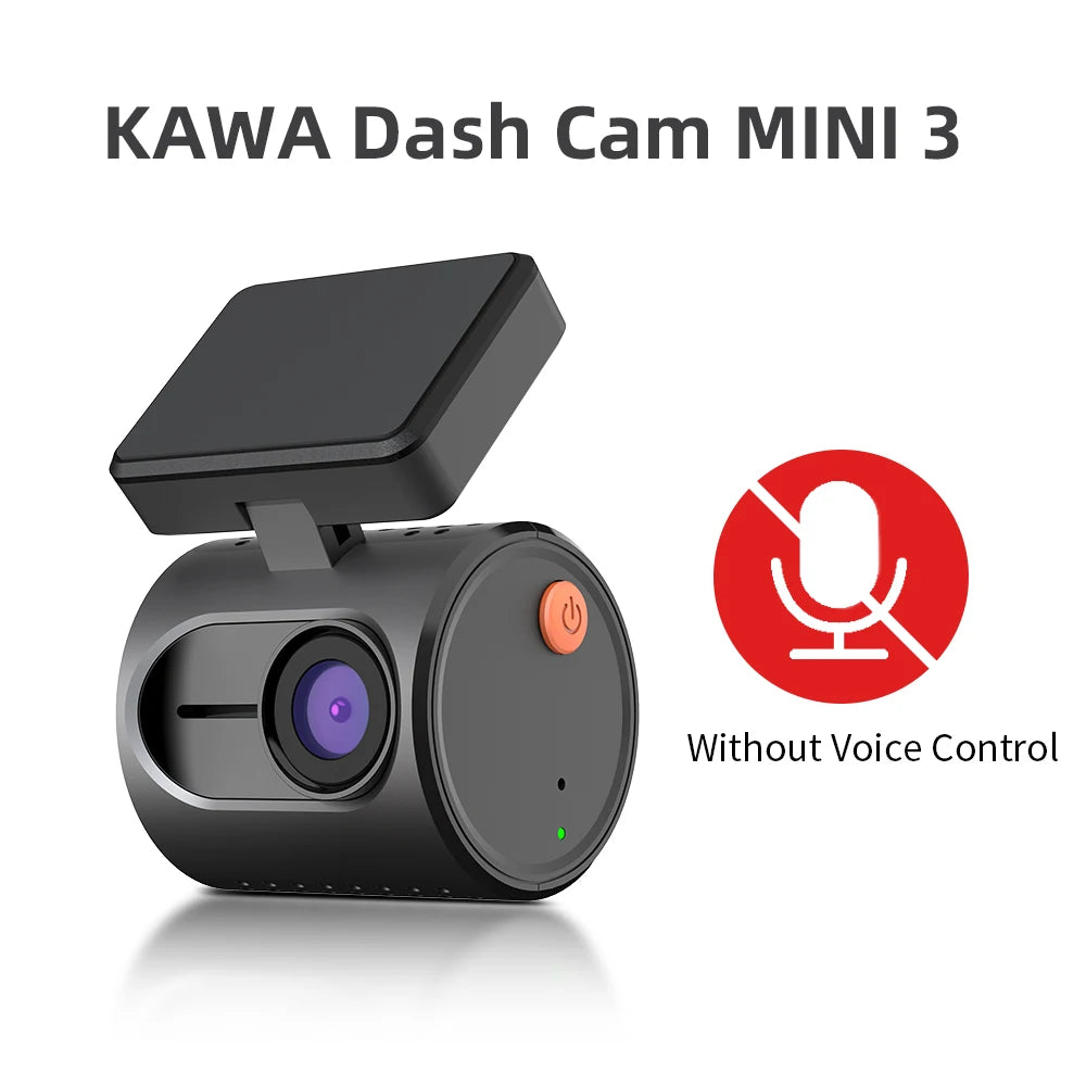 2K Dash Camera KAWA MINI 3 with Voice Control and WiFi