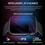 LIGE Smart Watch 1.85 Inch Bluetooth Call Sports Bracelet