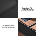 Large Waterproof PU Leather Desk Mat for Office and Home