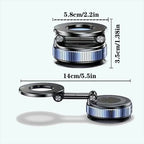 Magnetic Car Phone Holder Stainless Steel Adjustable Mount
