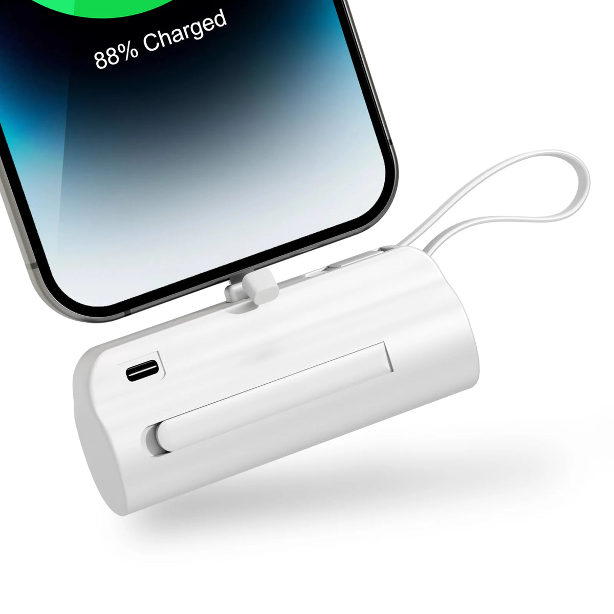 4500mAh Mini Power Bank Portable Charger Dual USB-C Black