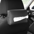 Car Tissue Box with Artificial Leather for Hanging Storage