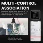 Tuya Smart WiFi Push Button Light Switch by MOES