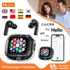 Bluetooth Headphones Real Time Translation WJOY