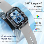 Ola Esporte 2026 Smart Watch 2.01 Inch Bluetooth Fitness Tracker
