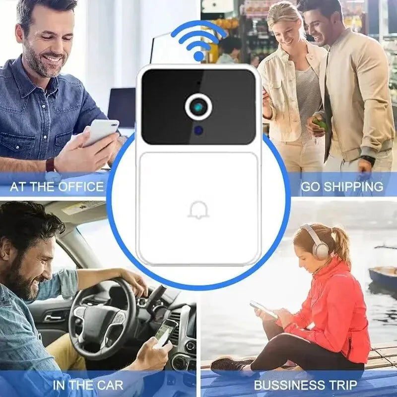 Wireless WiFi Video Doorbell HD Camera Night Vision Intercom
