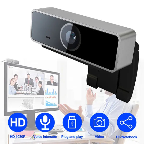 Webcam USB PC Computer Webcam Auto Focus With Microphone